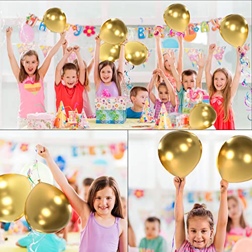 10-Inch Metallic Party Balloons with LED Lights – 20 Pack