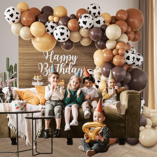 Cowboy Balloon Arch Kit - 31pcs Wild West Party Decorations