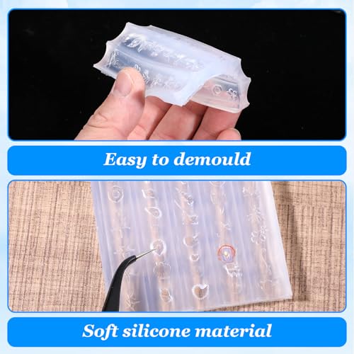 3D Sea Shell Silicone Nail Mold Ocean Beach Manicure Carving Template