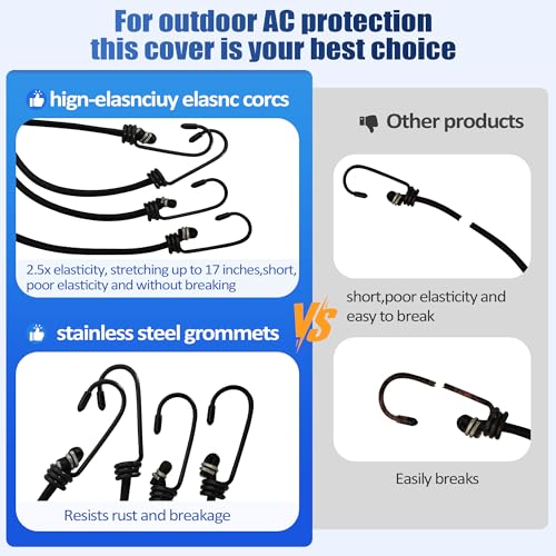 32"x32" Outdoor Air Conditioner Cover - Durable Mesh Protection