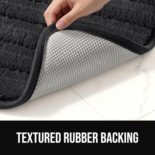 GORILLA GRIP Memory Foam Bath Mats - Soft, Absorbent & Machine Washable