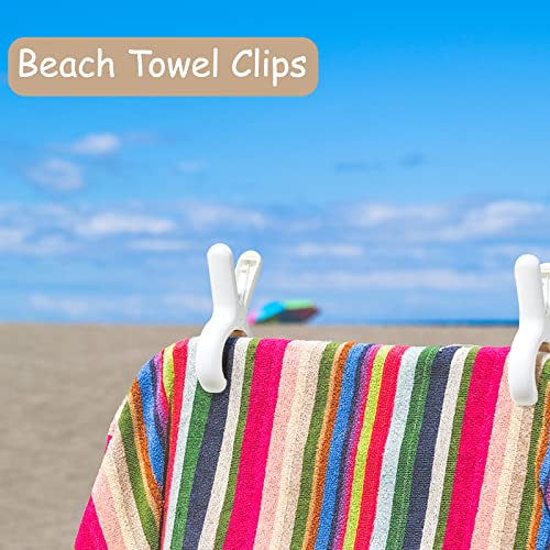 12 Pack Heavy Duty Plastic Clothes Pins with Anti-Rust Springs