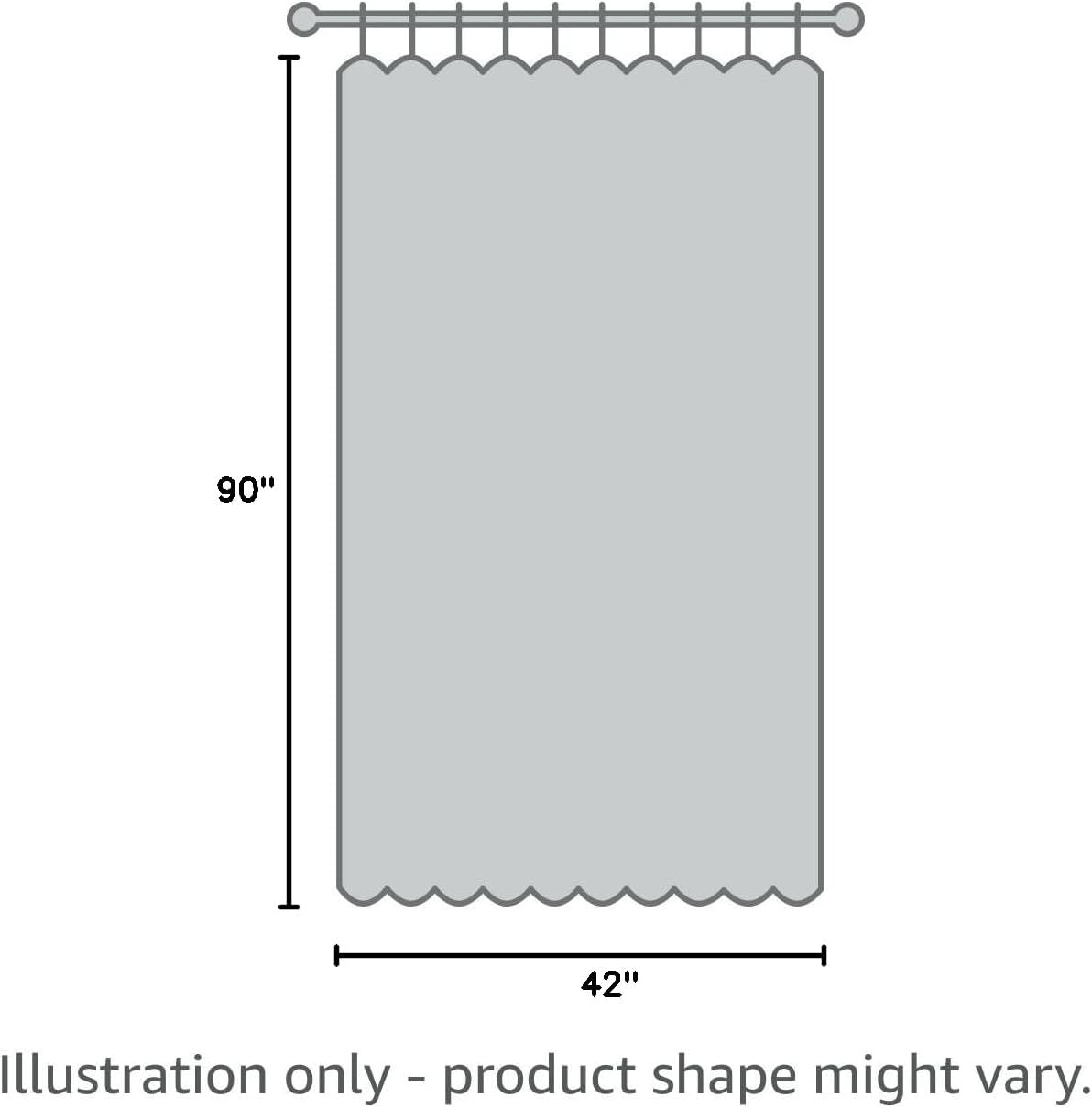 NICETOWN Blackout Curtains for Patio Glass Doors - Olive Green Privacy Panels, 42" x 90" (1 Pair)