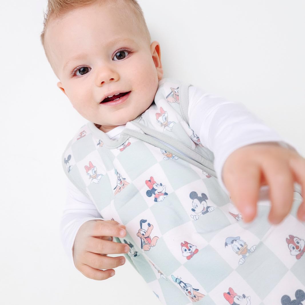 Copper Pearl Baby Sleep Sack, Mickey Mouse & Friends - 0.5 TOG Summer Wearable Blanket for 12-18 Months, Sleeveless Sleep Sack for Baby Boy or Girl