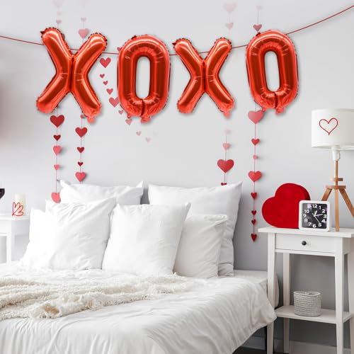 XOXO Mylar Balloons for Valentine's Day & Galentine's Party
