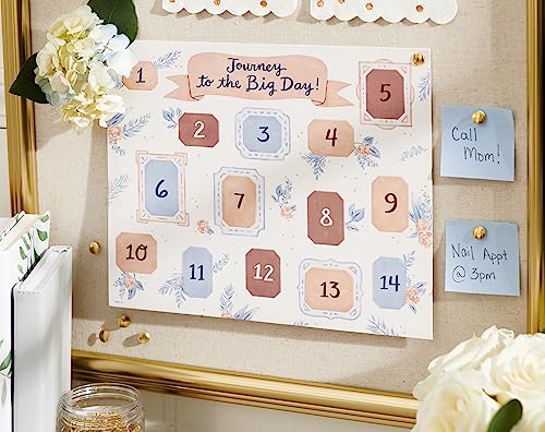 Wedding Countdown Calendar by American Greetings - 14-Day Bridal Shower Gift
