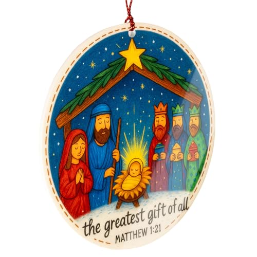 Nativity Christmas Ornament - Timeless Holiday Keepsake