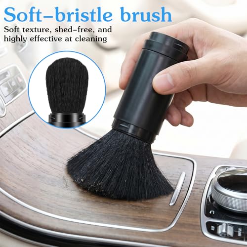 4 Pack Microfiber Dusting Brush Kit for Electronics & Car