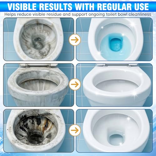 Auensten Toilet Bowl Cleaner Tablets - 24 Pack Deep Cleaning Descaler