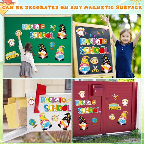 Copkim 9-Piece Back to School Magnetic Stickers Set