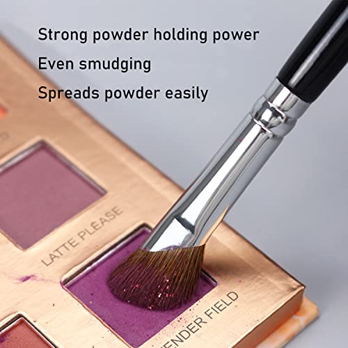 Ksvsonrvi Sickle Shape Eyeshadow & Nose Contour Brush Soft Pony Hair