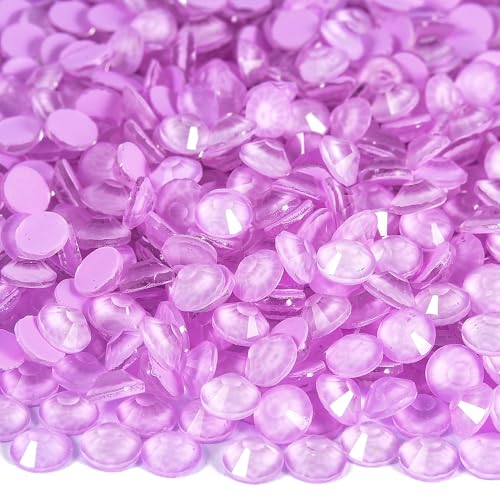 BLINGINBOX SS30 Light Violet Neon Glass Flatback Rhinestones 288pcs