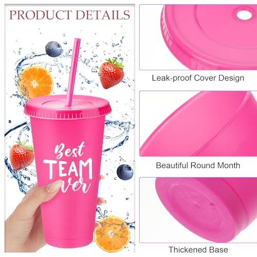 Team Employee Appreciation Gifts Set - Reusable Cups Notebooks Pens - Bulk 36 Pcs
