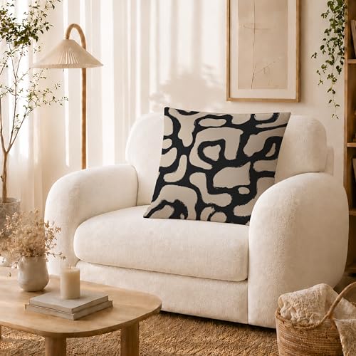 Modern Abstract Pillow Cover 18x18 - Boho Room Decor - Pillow-01