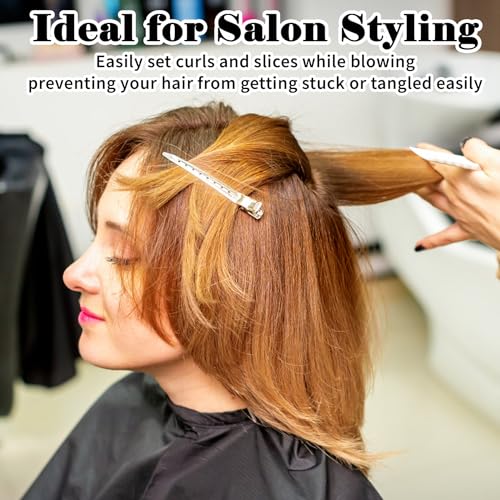 Gingbiss 3.5 Inch Metal Alligator Hair Clips for Styling and Pin Curls