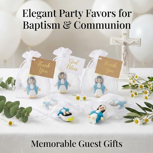 30 Mini Virgin Mary Figurines - Religious Statues for Gifts & Decor