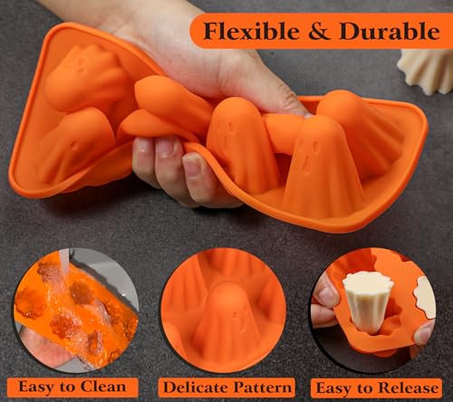 Kamehame Ghost Silicone Molds - 2 Pack Halloween Candy Molds