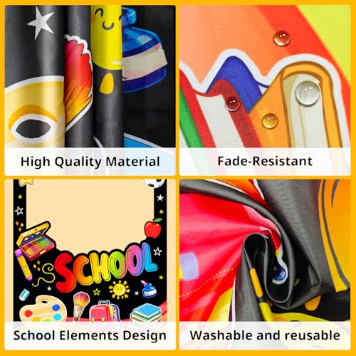 Back to School Photo Booth Props Frame - 3.2 ft x 5.9 ft Classroom Decor