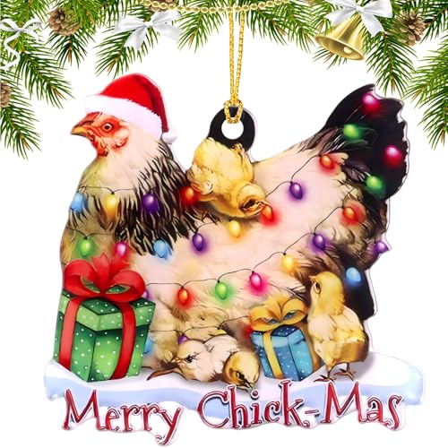 Acrylic Christmas Ornaments 2025 - 2-Sided Hanging Decor