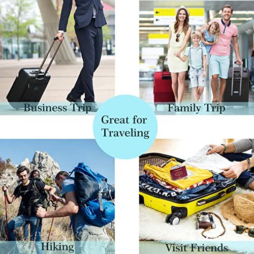 Hooqict 4 Pack Travel Toothbrush Case Portable Plastic Holder