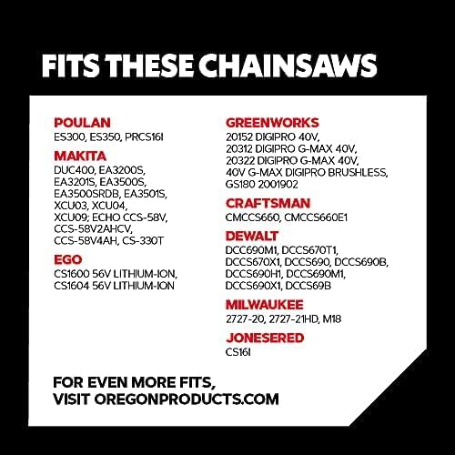 Oregon Chainsaw Chain - Low-Kickback 3/8" LP Pitch, .043" Gauge for 16" Bar | 56 Drive Links