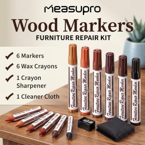 14-Piece Furniture Repair Marker Set for Wood Touch-Ups