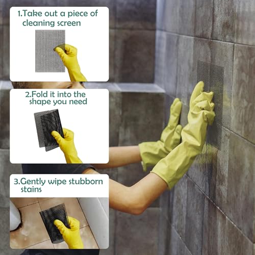 10 Pcs Toilet Cleaning Screens for Hard Water - 5.5 x 4 Inch