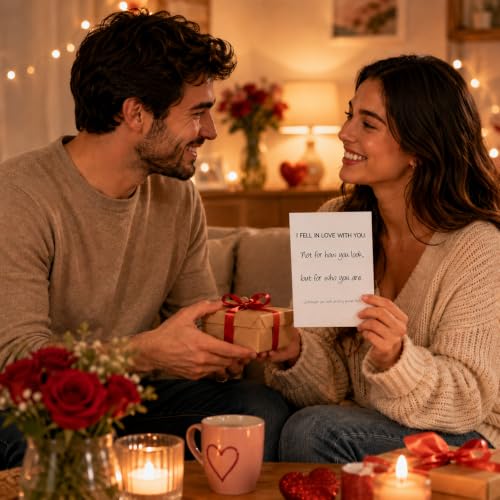 Romantic Anniversary Card for Him or Her - Love You For Who You Are