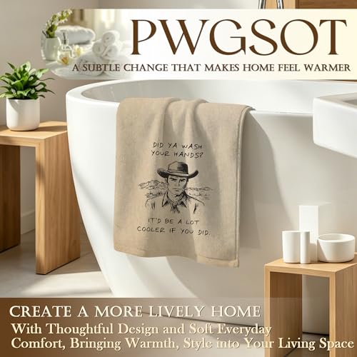 Funny Western Cowboy Hand Towels 16x24 inch - Wash Hands