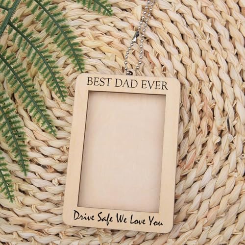 Personalized Wooden Car Photo Frame - Drive Safe We Love You