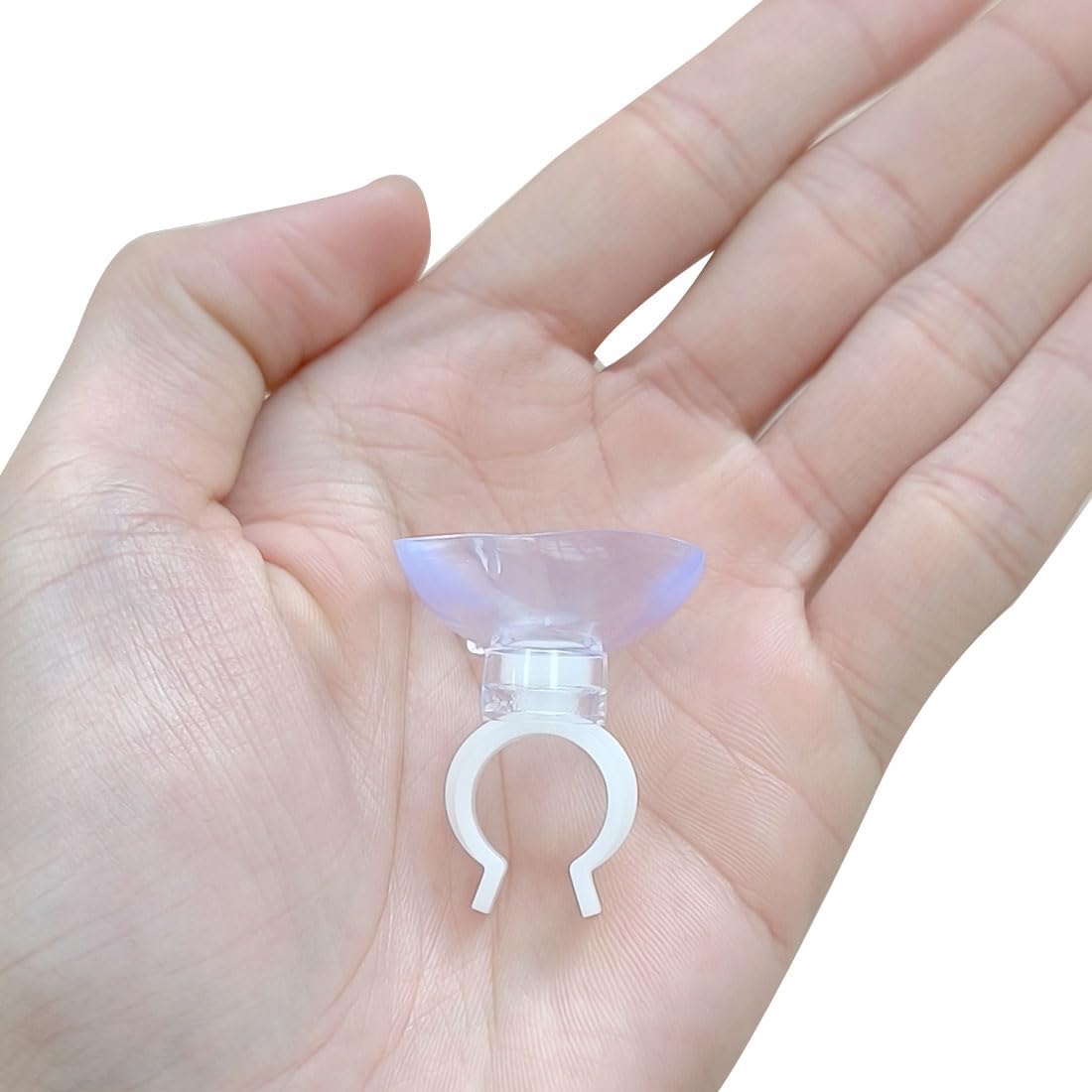 Uxcell Aquarium Suction Cup Clips - Airline Tube Holders for Fish Tank | Clear 13mm, 6 Pcs