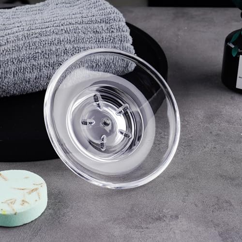 NiHome Glass Shower Steamer Holder - No-Clog Aromatherapy Tray