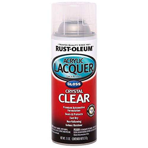 Rust-Oleum Automotive Acrylic Lacquer Spray Paint, Clear Gloss, 11-Ounce