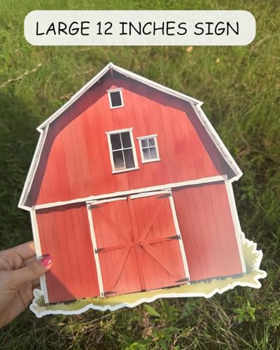 Farm Animal Cutouts with Stands - 12 Inch Party Decorations (6 PCS)