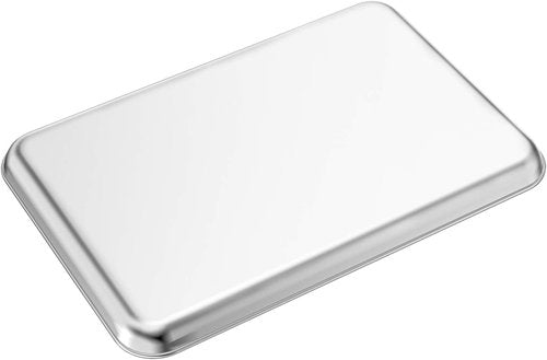 Bastwe Baking Sheets Set of 2 - 20-Inch Stainless Steel Bakeware | Healthy, Nontoxic, Rustproof & Dishwasher Safe