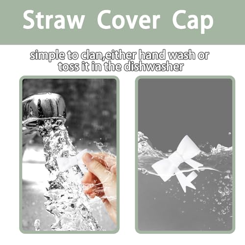 4-Pack Silicone Straw Covers for Stanley 30oz/40oz Tumblers