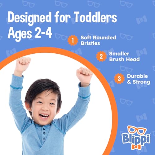 Brush Buddies Blippi Kids Toothbrush Set 6-Pack Soft Bristles for Toddlers