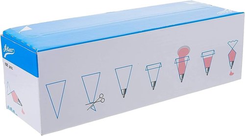 Ateco 18-Inch Disposable Decorating Bags - Pack of 100 for Easy Cake Decorating