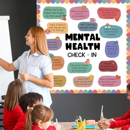 Mental Health Bulletin Board Set - Inspirational Classroom Decor