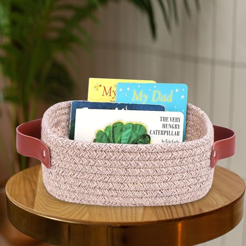 ABenkle Mini Rope Woven Storage Basket - Eco-Friendly Organizer