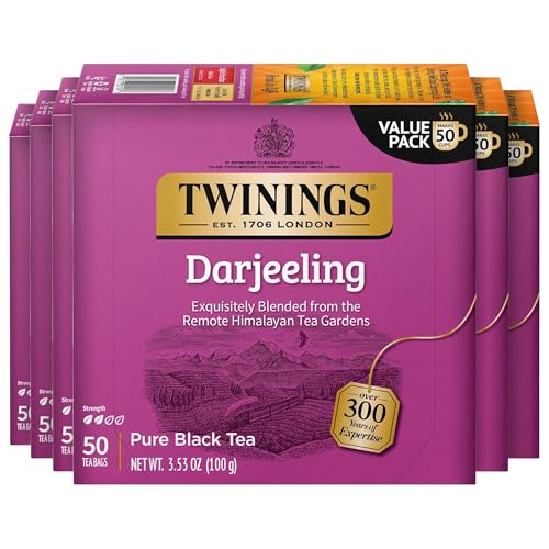 Twinings Darjeeling Black Tea - 300 Individually Wrapped Bags