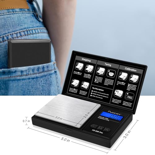 Fuzion FZ-200 Pro Digital Pocket Gram Scale 200g x 0.01g
