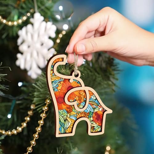 Long Ivory Elephant Ornament for Friendship - AKTEAM Gift
