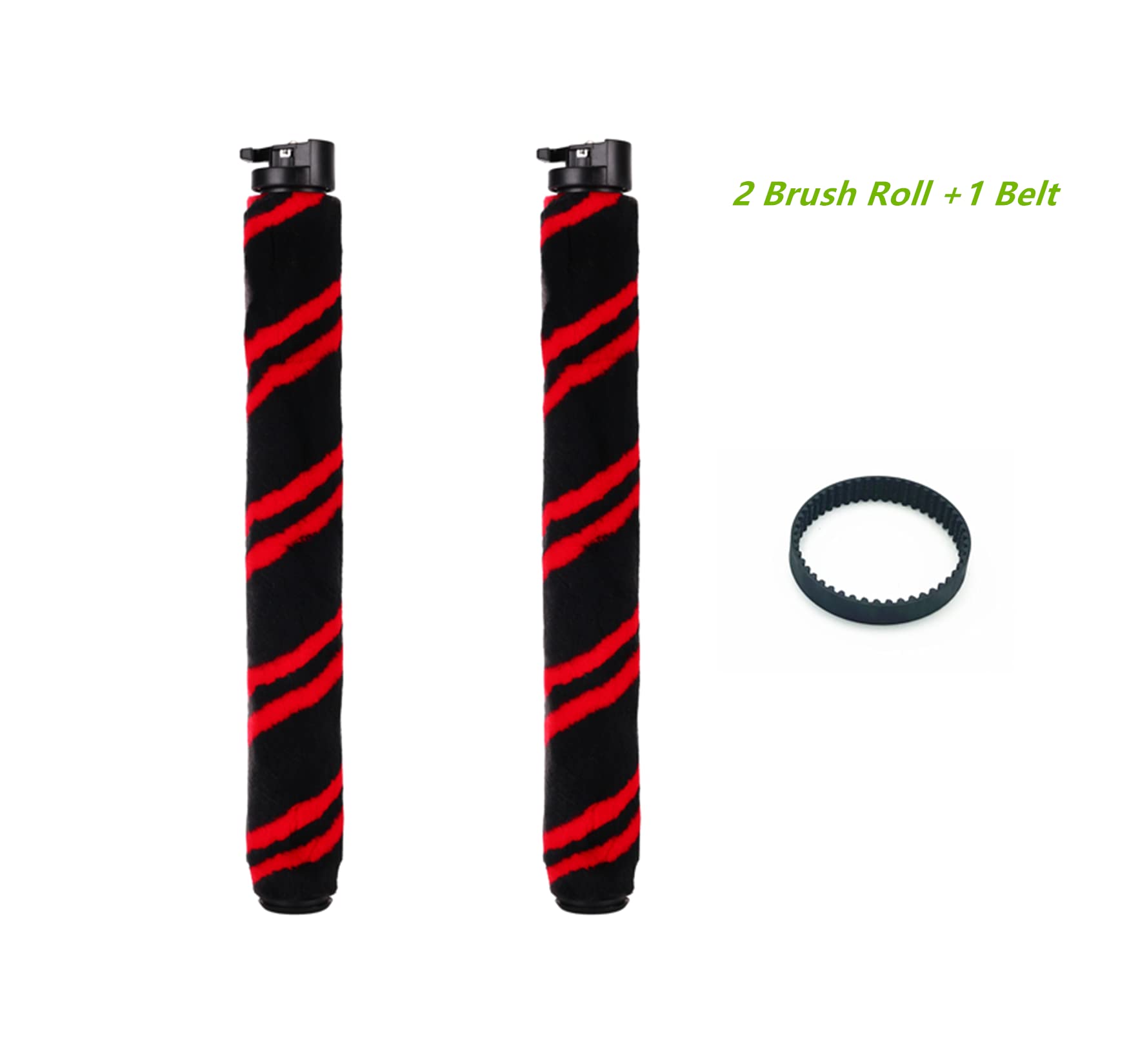 Cherimo Replacement Brush Roller for Shark Stratos DuoClean PowerFins Upright Vacuum,Compatible with Models AZ3002,AZ3000,AZ3000W (2 Brush Roll +1 Belt)