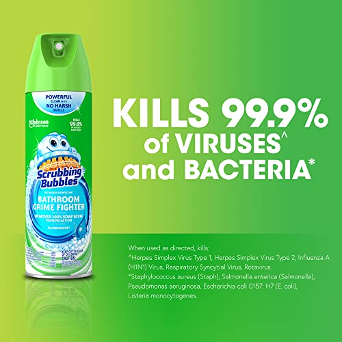Scrubbing Bubbles Bathroom and Shower Cleaner Foaming Aerosol 20oz
