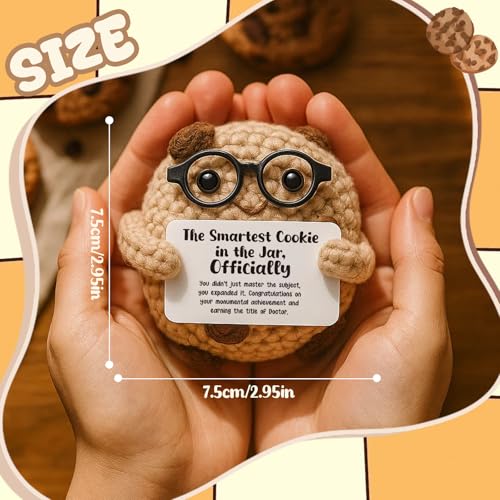 PhD Graduation Gift - The Smartest Cookie Scholar Desk Decor Keepsake