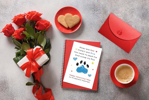 Funny Valentine's Day Card for Dog Lovers - Cute Gift with Envelope