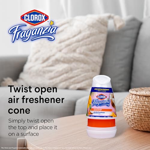 Clorox Fraganzia Hawaiian Escape Gel Air Freshener Cone - 6 Oz