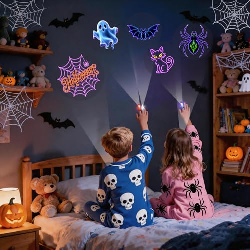 24PCS Halloween Finger Lights for Kids | Glow Party Favors
