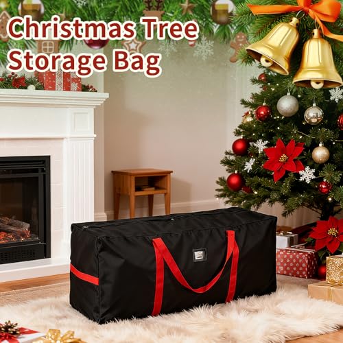 Heavy-Duty Christmas Tree Storage Bag 7.5ft Waterproof Organizer with Handles